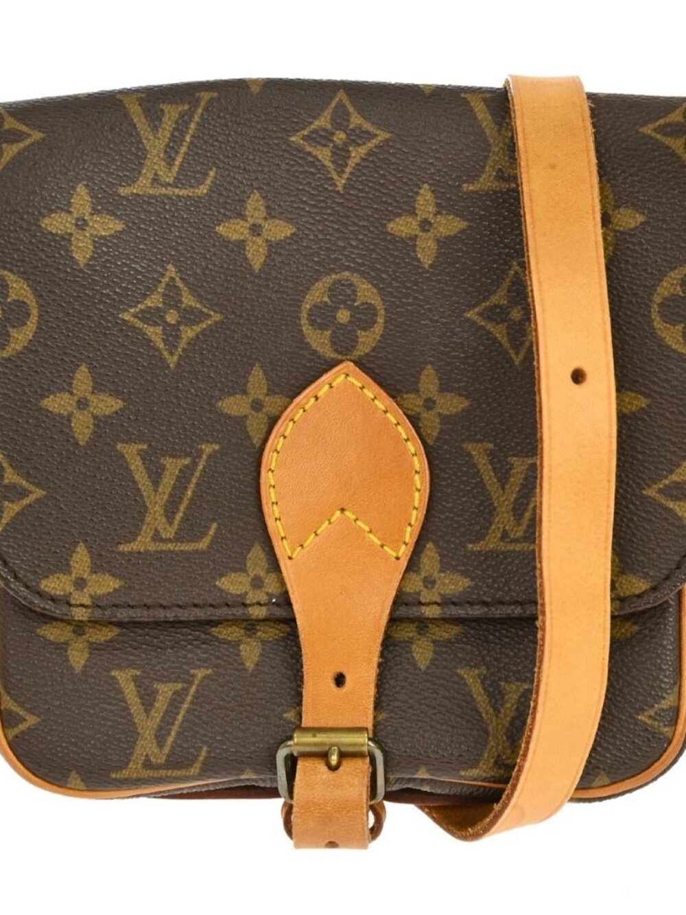 LOUIS VUITTON CARTOUCHIERE PM SHOULDER BAG MONOGRAM M51254 884SL BQ02140  brand_